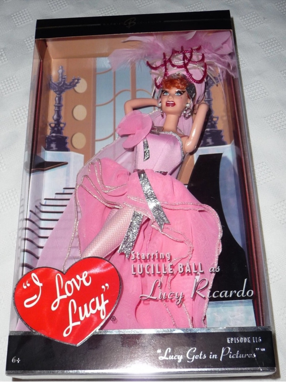 Lucy Gets In Pictures “I Love Lucy” Episode 116 Barbie Doll 2006 Mattel in Box!